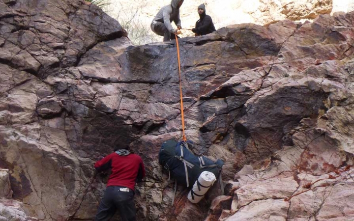 canyoneering course in texas